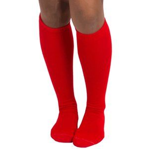 Thin Solid Red Socks